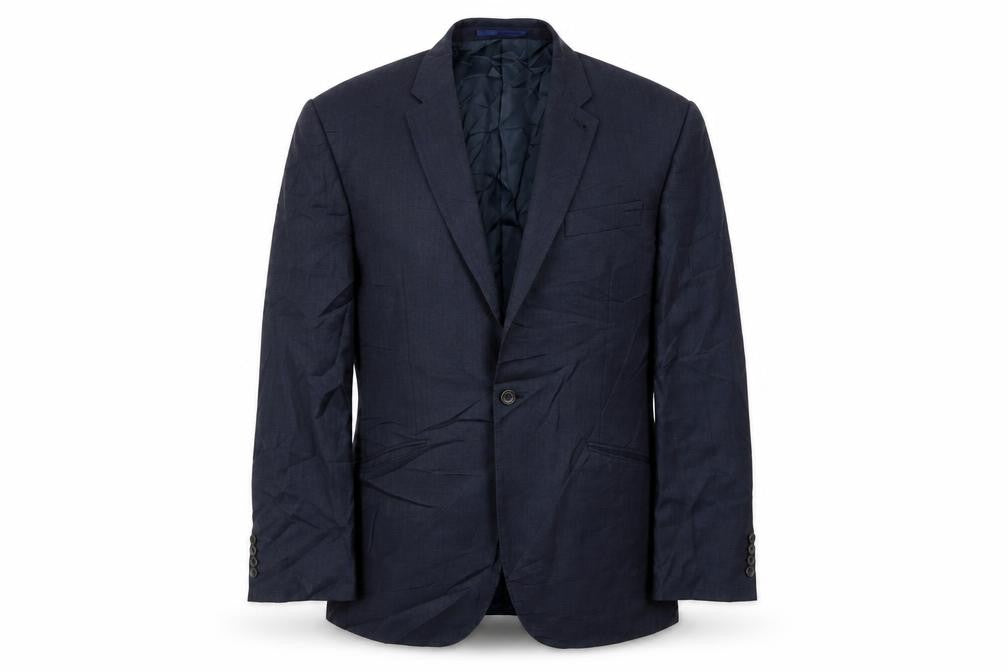 Front view of Next men’s blue jacket blazer, size 40