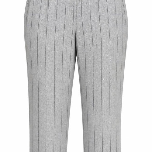 Cotton Traders Womens Grey Herringbone  Trousers  Size 18 L28 in