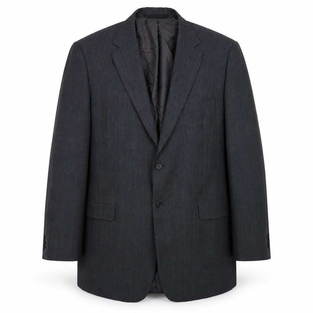 Front view of Marks & Spencer men’s grey jacket suit jacket, size 44