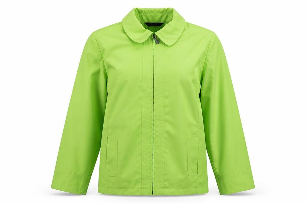 Front view of Bonmarché women’s green jacket, size M