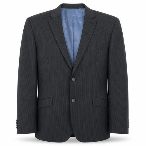 butler&webb Mens Blue Striped  Jacket Suit Jacket Size 42  - short length