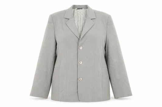 Front view of BHS women’s green jacket suit jacket, size UK 14