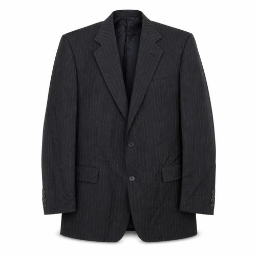Mr Harry Mens Grey Striped  Jacket Suit Jacket Size 42