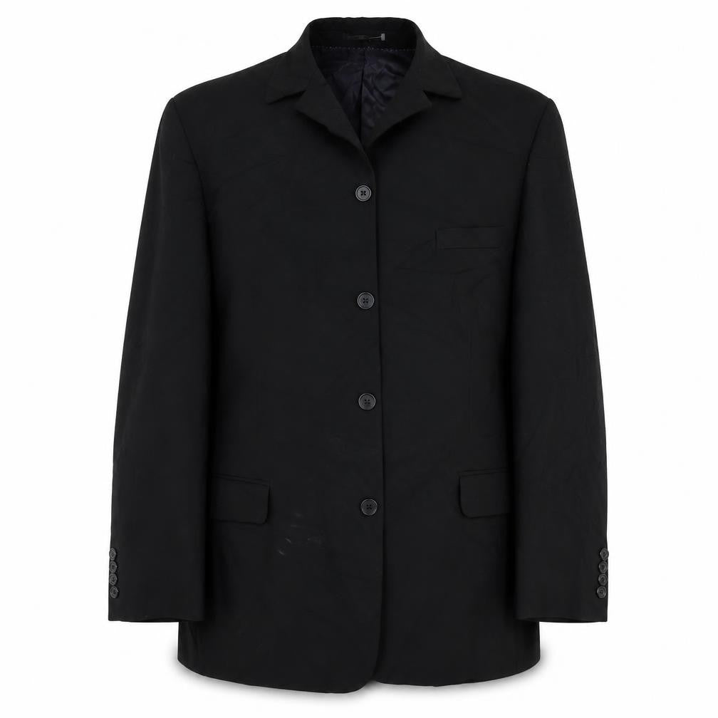 Front view of Wilson men’s black jacket suit jacket, size 42