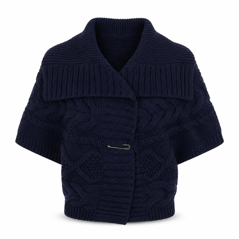 MNG collection Womens Blue  Knit Cardigan Jumper Size M