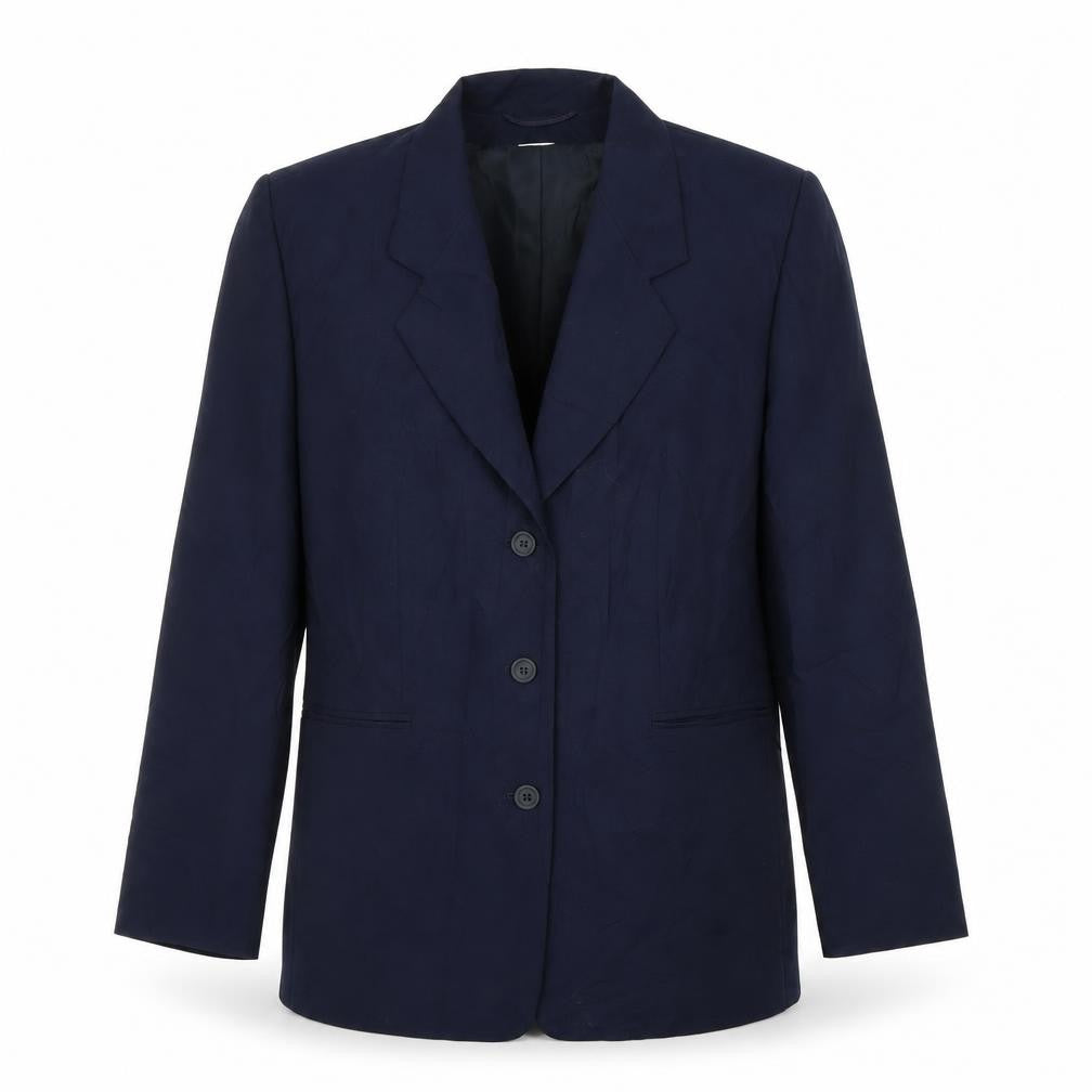 Front view of Preworn men’s blue jacket suit jacket, size 40
