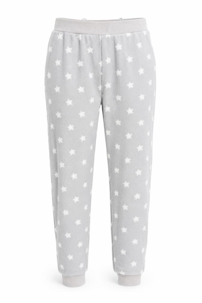 Debenhams Womens Grey Solid  Chemise Pyjama Pants Size 8  - Stars