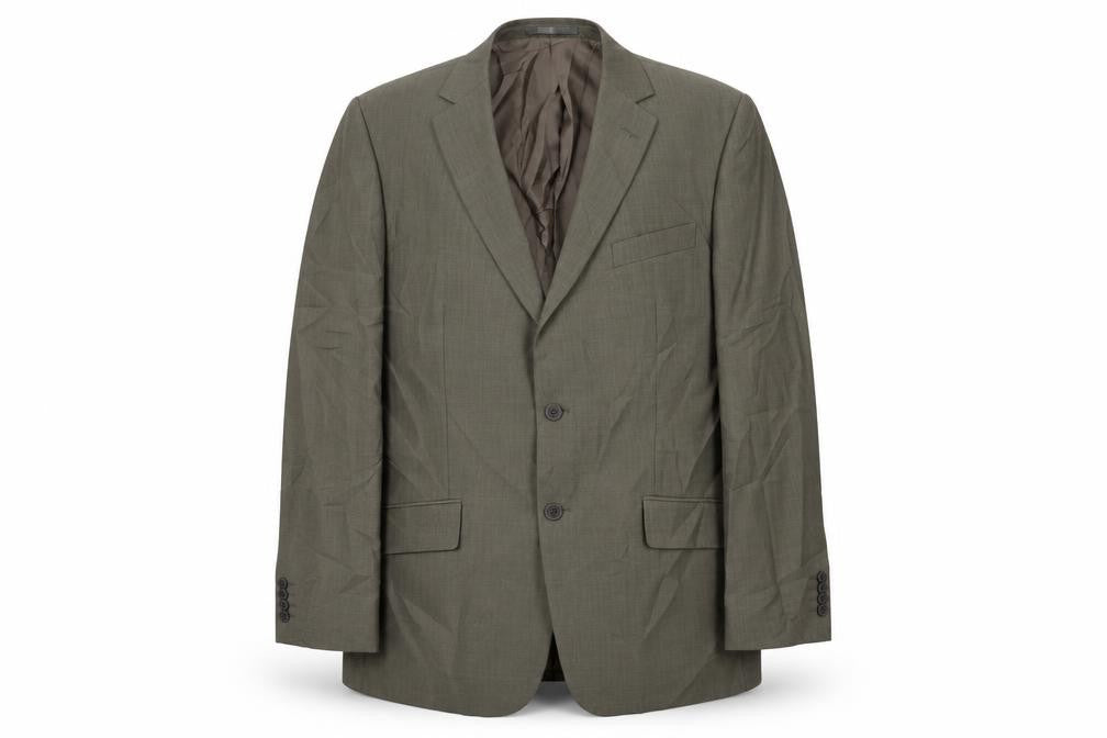 Front view of F&F men’s brown jacket blazer, size 42