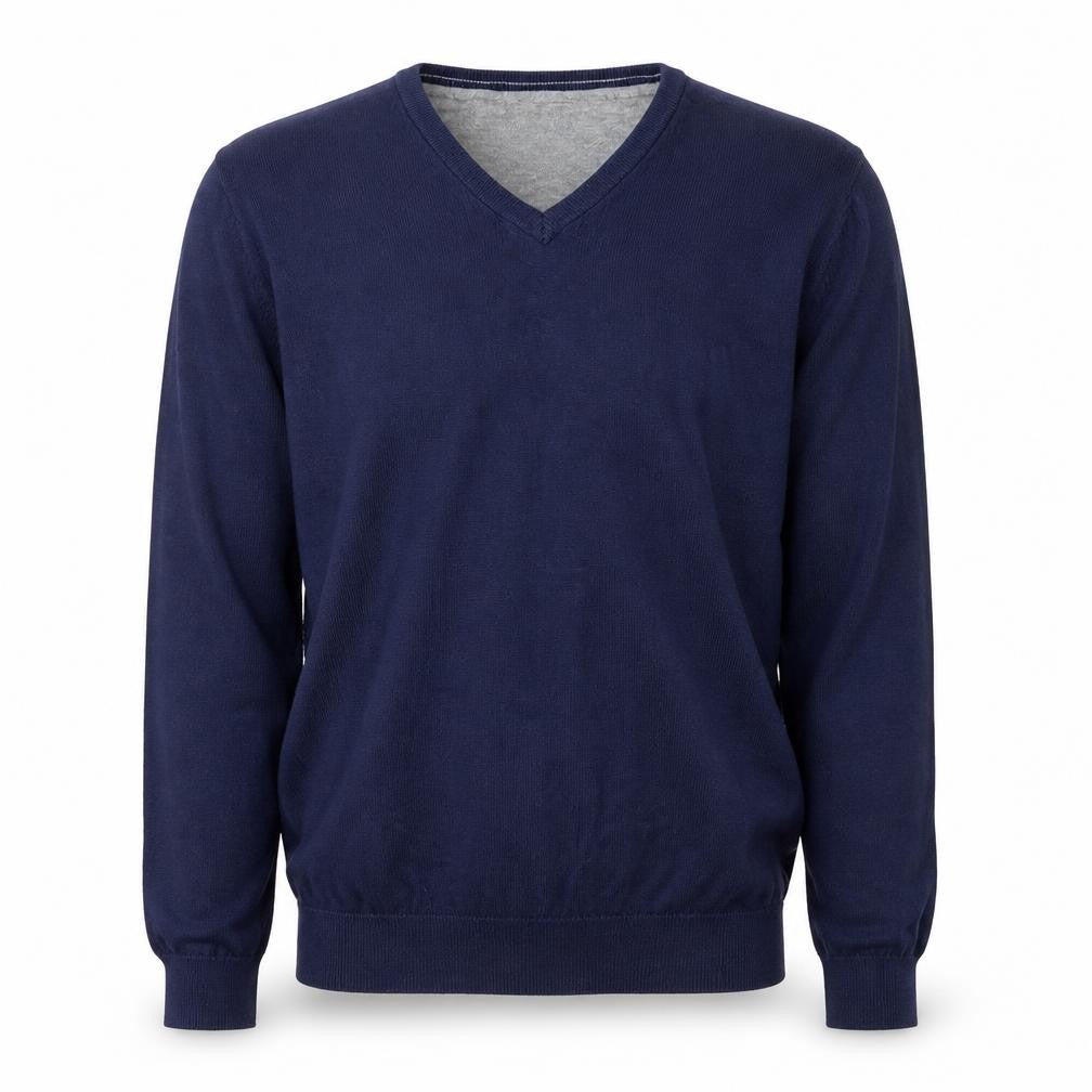 Front view of Profumo men’s black jumper, size M