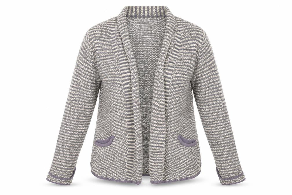 Front view of Marks & Spencer women’s beige jumper, size UK 10