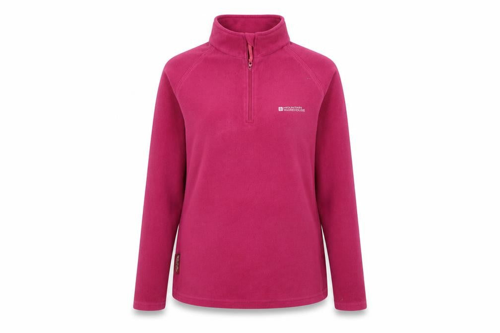 Front view of Mountain Warehouse women’s pink jacket, size UK 14, - slight bobble