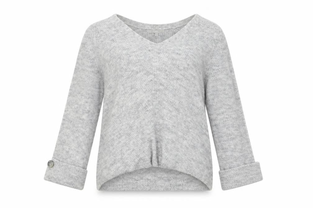 Front view of Next women’s grey jumper, size M