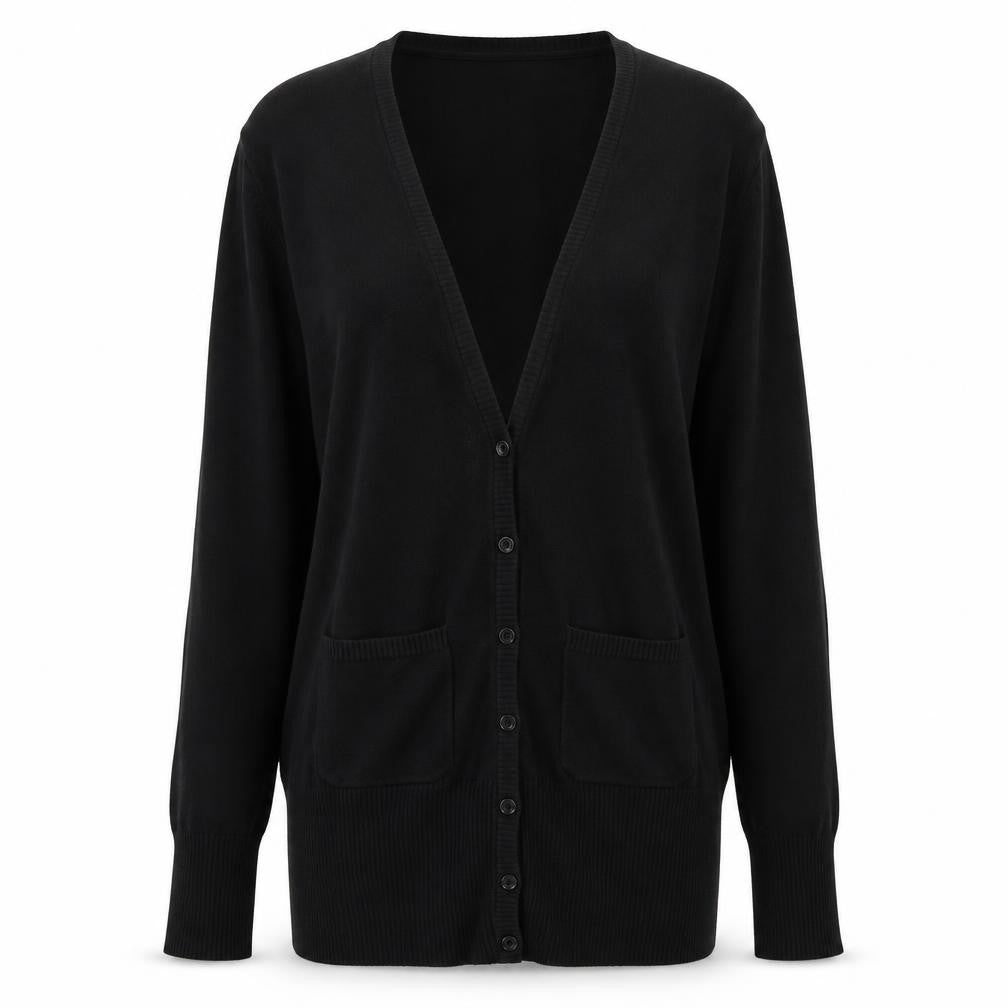 Bershka Womens Black   Cardigan Jumper Size M