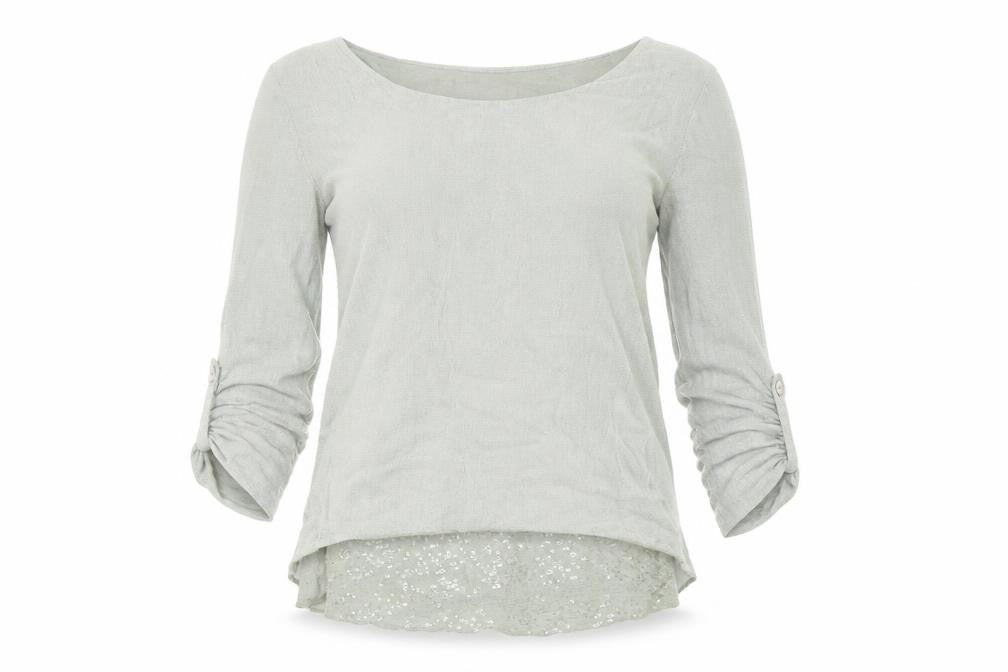 Front view of Apricot women’s green jumper, size S