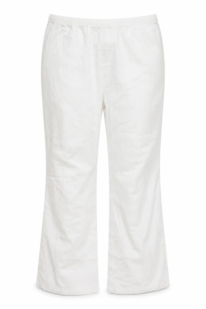 Simply Be Womens White  Denim Bootcut Jeans Size 34 L27 in