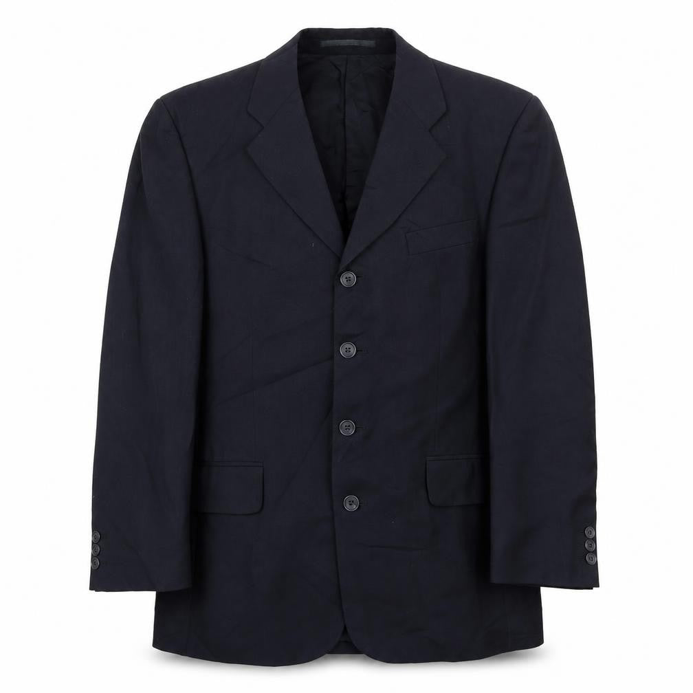 Front view of Harewood men’s blue jacket suit jacket, size 40