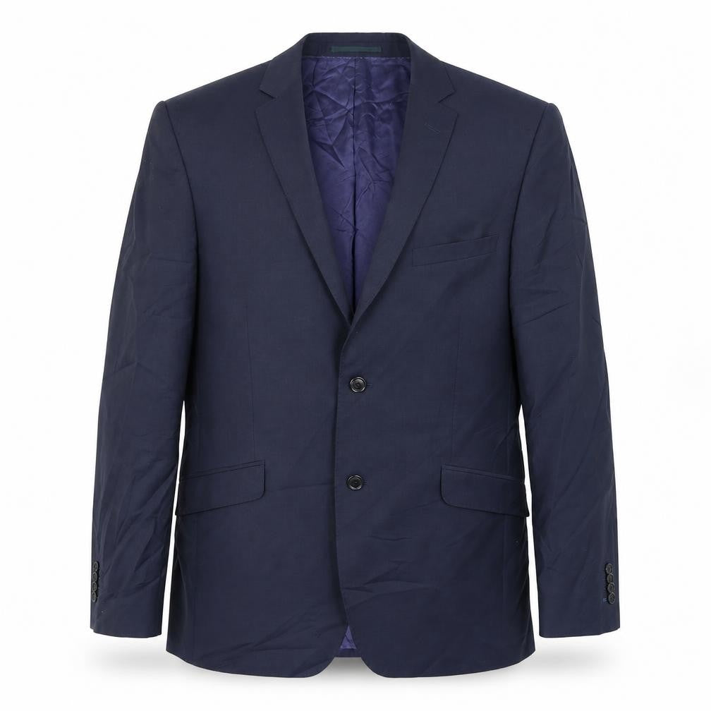 Holland Mens Blue Striped  Jacket Suit Jacket Size 40