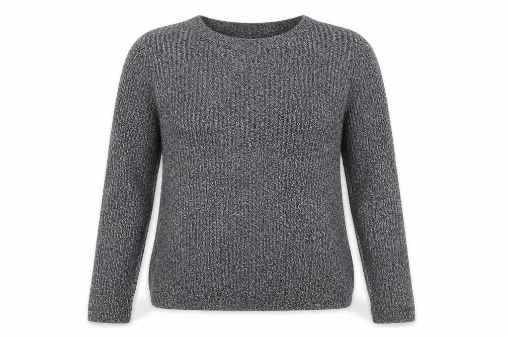 Front view of H&M women’s black jumper, size S