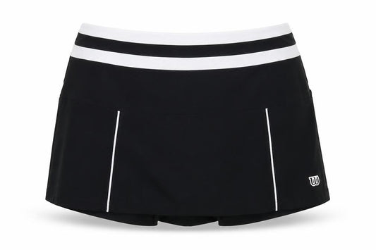 Wilson Womens Black   Athletic Shorts Size L - Skirt