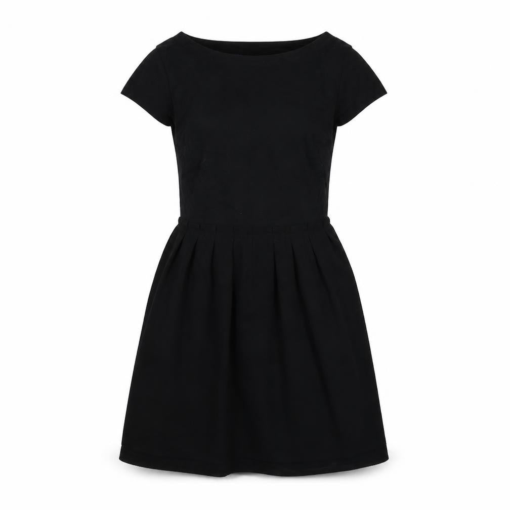 Front view of Gap women’s black fit & flare, size UK 8