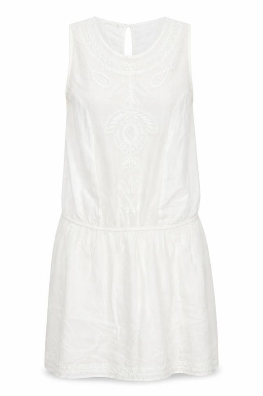 Front view of Next women’s white a-line, size UK 12