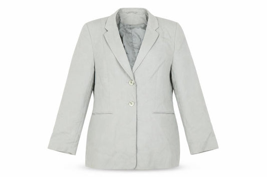 Front view of Principles women’s green jacket suit jacket, size UK 14