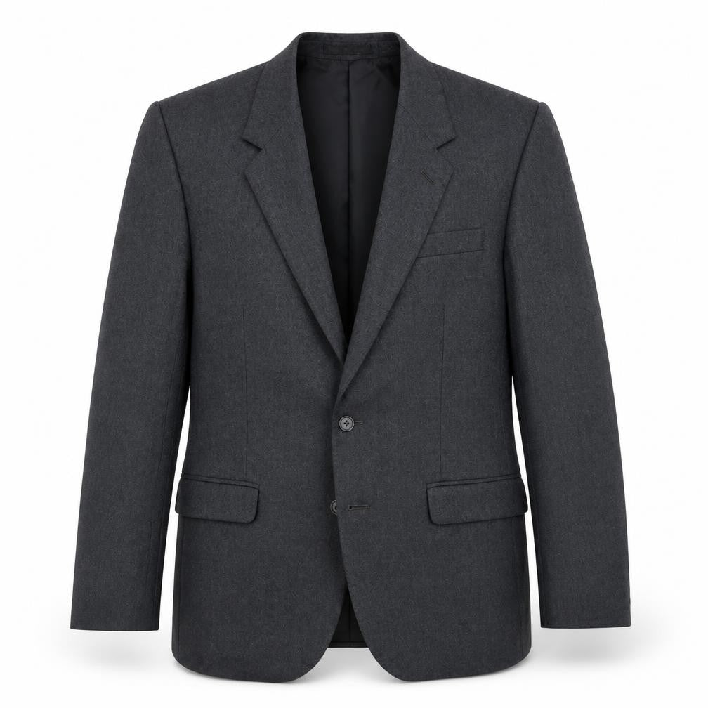 Front view of Haibally men’s grey jacket blazer, size 42