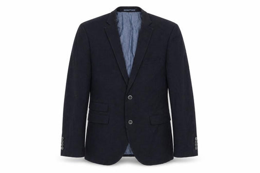Front view of Next men’s blue jacket suit jacket, size 38