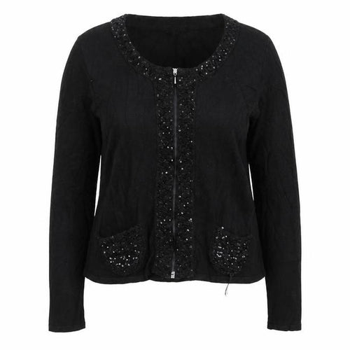 Marks and Spencer Womens Black   Cardigan Jumper Size L