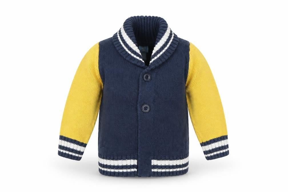 Front view of Gap boys’ multicoloured jacket coatigan, size 3, years