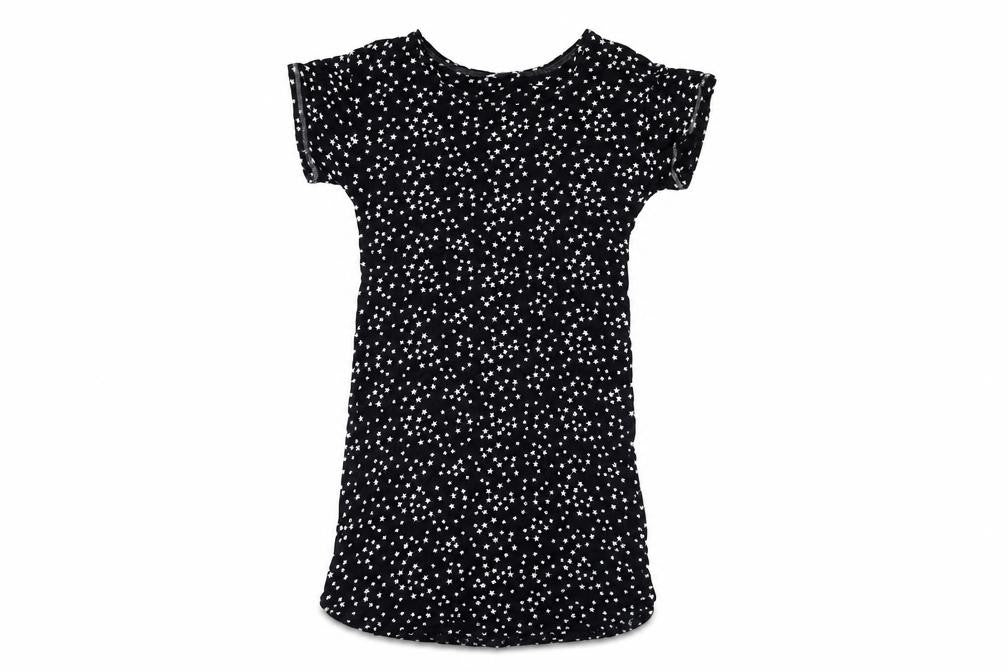 Love o Lounge Womens Black Polka Dot   Gown Size 10
