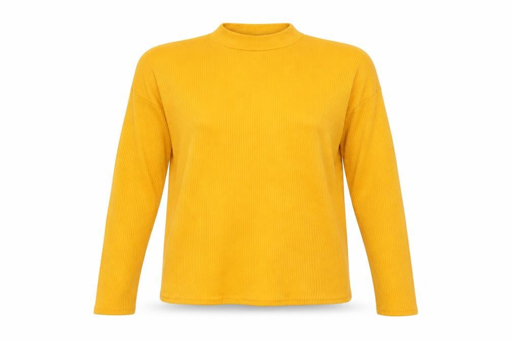 Divided Womens Gold   Pullover Jumper Size M