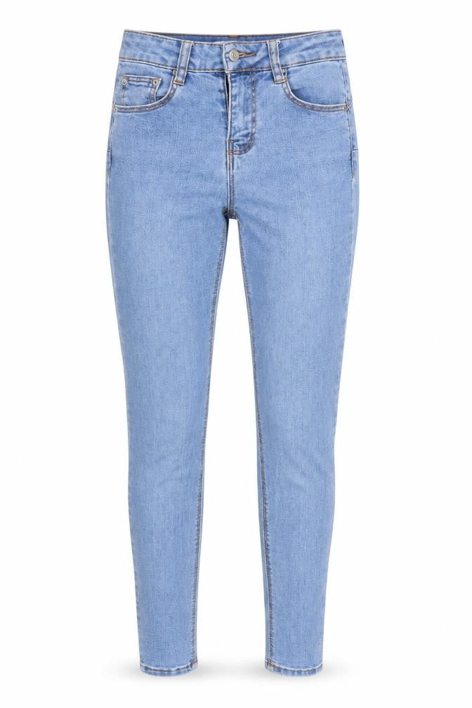 Pull&Bear Womens Blue Denim Tapered Jeans Size 6 L27 in