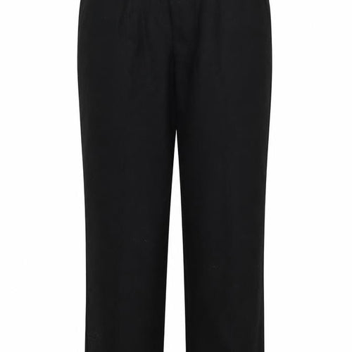 Preworn Womens Black  Rayon Trousers  Size 32 L27 in