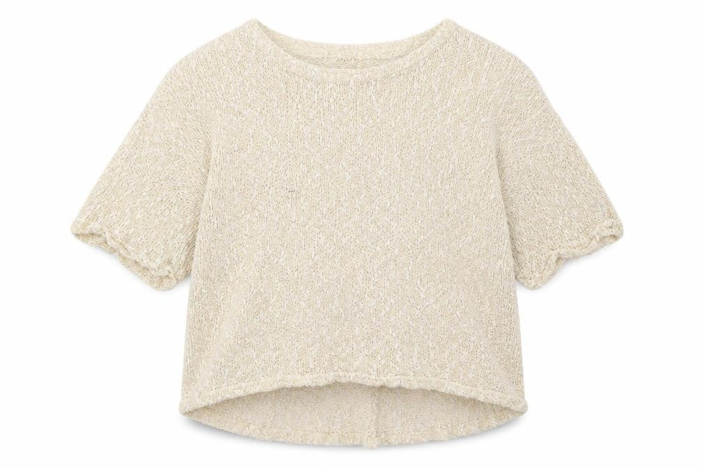 Front view of Peacocks women’s white jumper, size UK 18