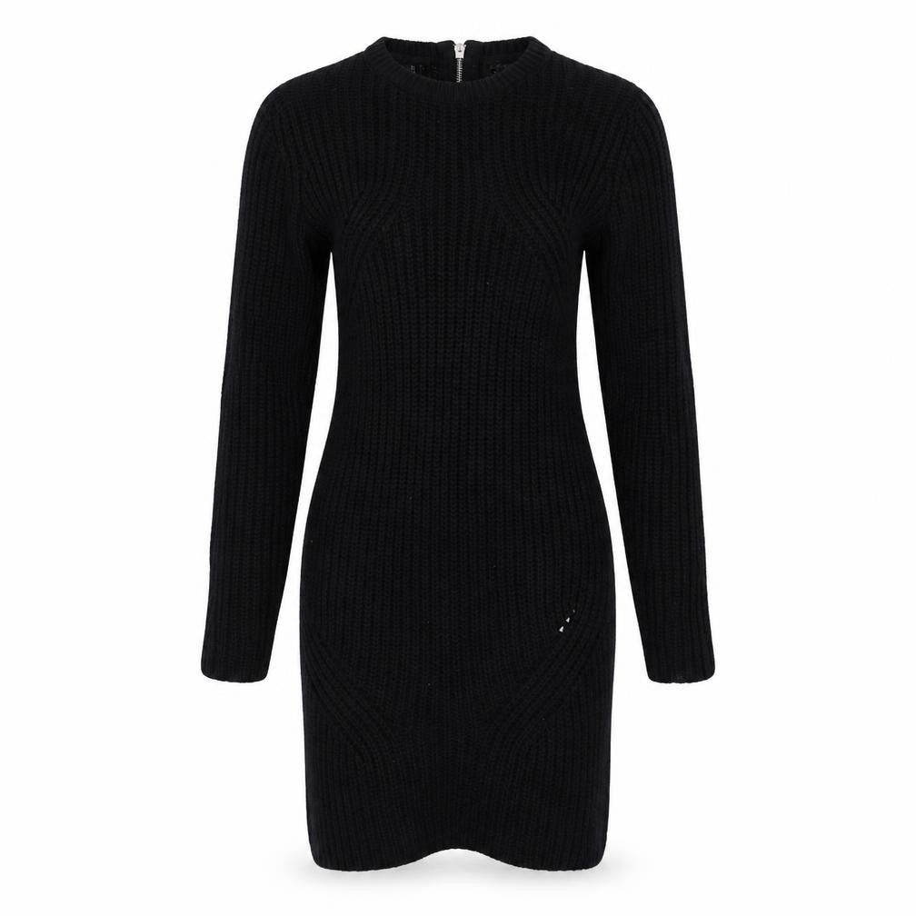 New Look Womens Black  Knit Pencil Dress  Size 8