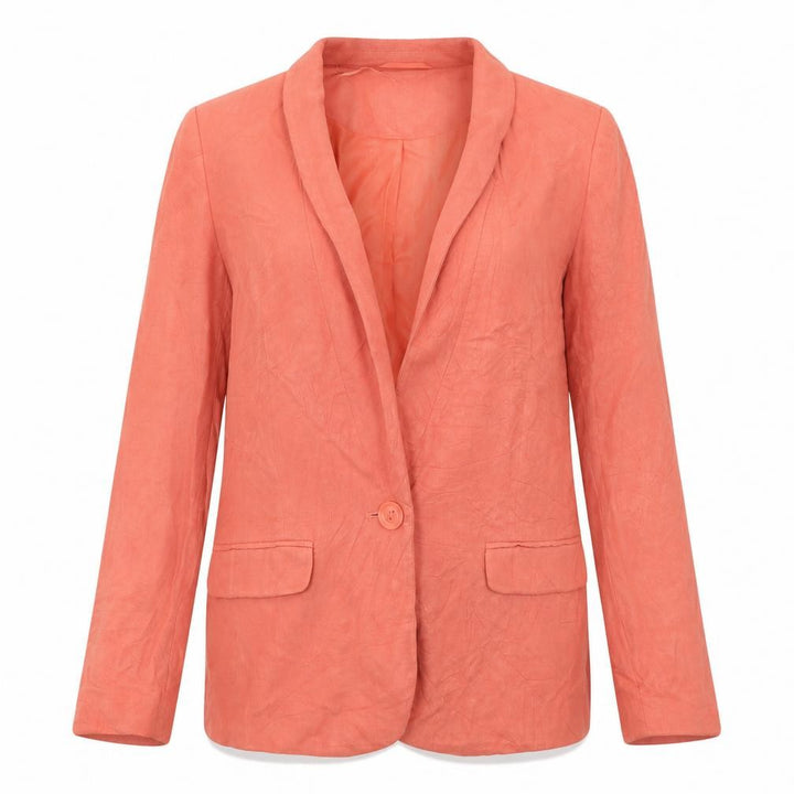 Oasis Womens Orange Jacket Blazer Size 8