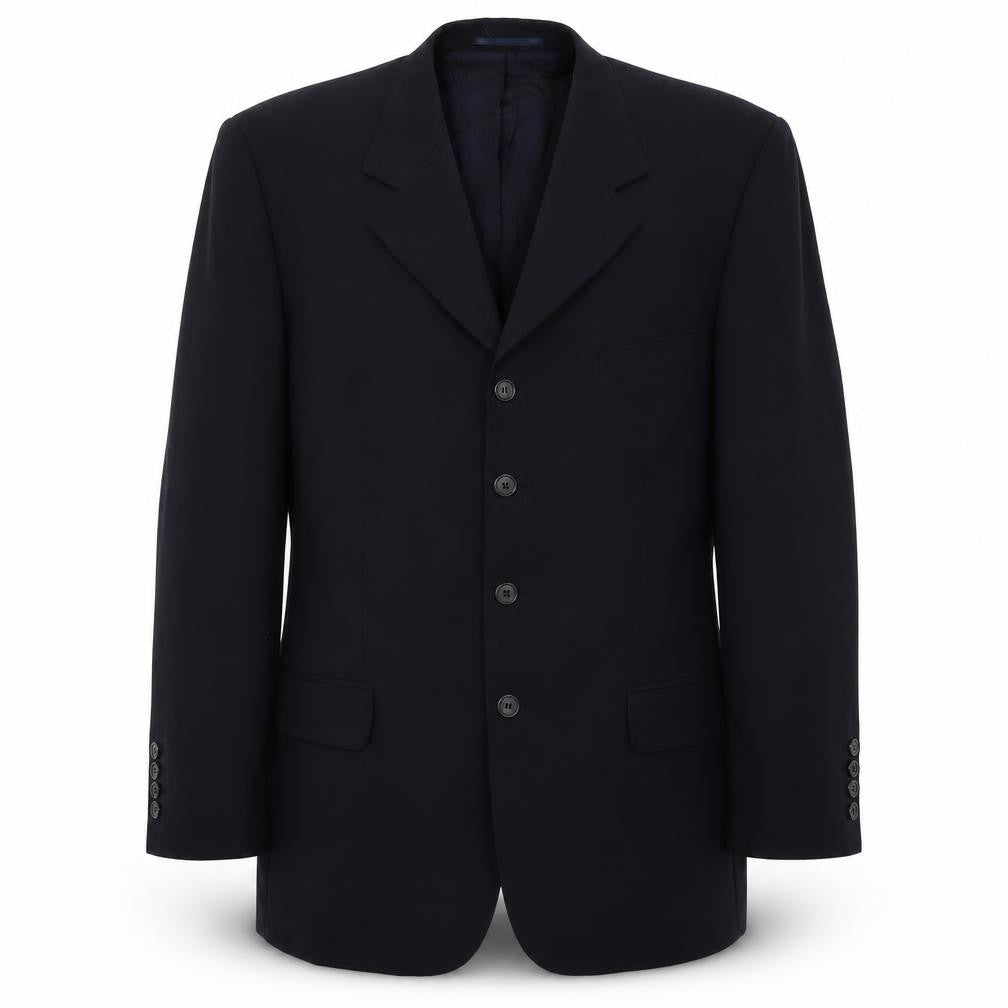 David Moss Mens Blue   Jacket Suit Jacket Size L