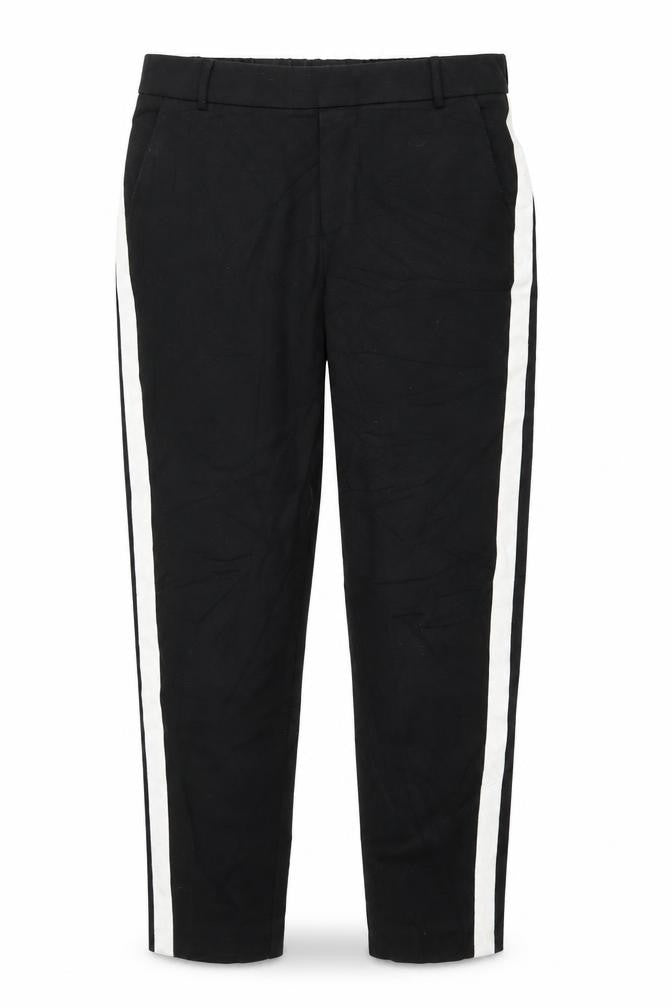 Zara Womens Black Striped  Trousers  Size S L24 in