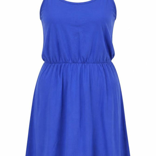 m&s Womens Blue   Skater Dress  Size S