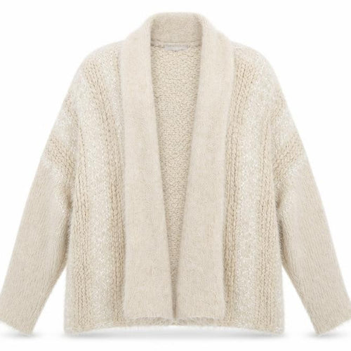 CANDA  Womens Beige   Cardigan Jumper Size L  - Size L/XL