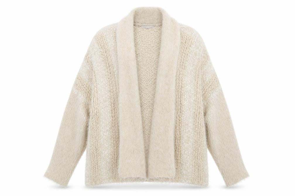 CANDA  Womens Beige   Cardigan Jumper Size L  - Size L/XL