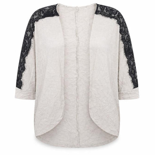 Candy Couture Womens Beige  Knit Cardigan Jumper Size 14