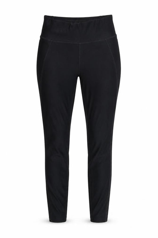 Front view of George women’s black compression leggings, size UK 6, 26-inch leg