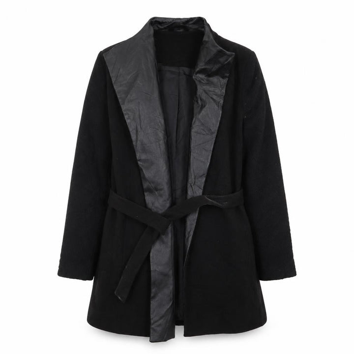 Oasis Womens Black Overcoat Coat Size S