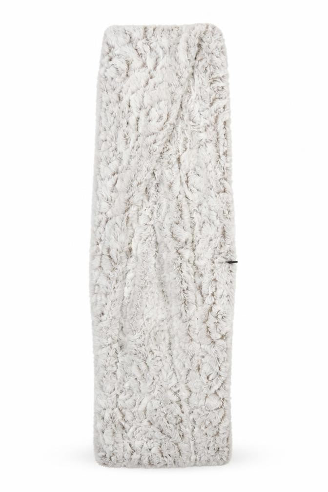 Front view of Preworn women’s grey shawl/wrap