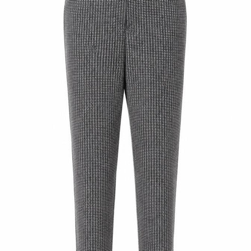New Look Womens Black Geometric  Trousers  Size 8 L26 in