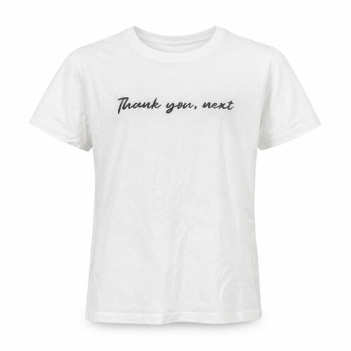 New Look Girls White   Basic T-Shirt Size 6 Years  - thank you, next