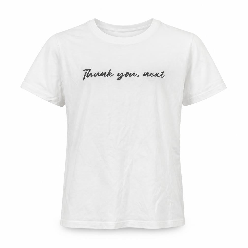 New Look Girls White   Basic T-Shirt Size 6 Years  - thank you, next