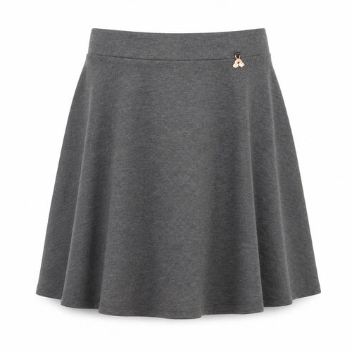 Nutmeg Girls Grey   Skater Skirt Size 9-10 Years
